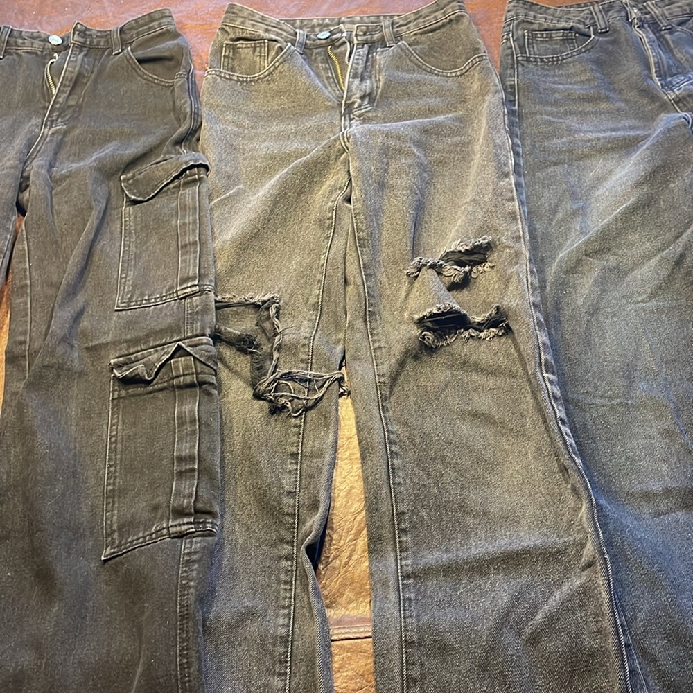 Lot of Three She in Black Jeans XXS 32 0 - Picture 2 of 10